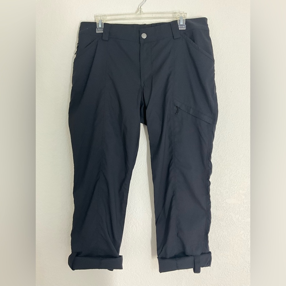 Duluth Trading Co Women Dry on the Fly Slim Leg Pants Black Outdoor Chic 14 X 33 - Picture 3 of 16